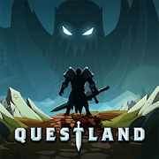 Скачать взломанную Questland: РПГ пошаговая (Бесконечные монеты) версия 3.8.0 apk на Андроид