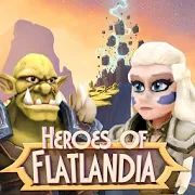 Скачать взломанную Heroes of Flatlandia (Открыты уровни) версия 1.3.10 apk на Андроид