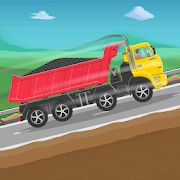 Скачать взломанную Truck Racing - 2d гонки по бездорожью (Много денег) версия 1.3 apk на Андроид