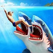 Скачать взломанную Двойная атака акулы - многопользовательская игра (Открыты уровни) версия 8.7 apk на Андроид
