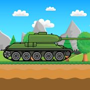 Скачать взломанную Tank Attack 2 | Танки 2Д | Танковые сражения (Много денег) версия 1.0.0.9 apk на Андроид