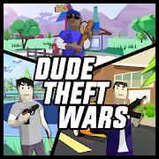 Скачать взломанную Dude Theft Wars: Open World Sandbox Simulator BETA (Открыты уровни) версия 0.87c apk на Андроид