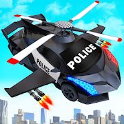 Скачать взломанную летающий полицейский вертолет авто робот игры (Много денег) версия 25 apk на Андроид