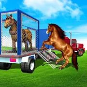 Скачать взломанную Farm Animal Transport Truck Driving Simulator (Открыты уровни) версия 23 apk на Андроид