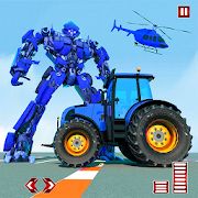 Скачать взломанную Tractor Robot Transform Car War : Moto Robot Games (Открыты уровни) версия Зависит от устройства apk на Андроид