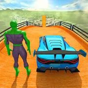 Скачать взломанную Superhero GT гоночный Машина Трюки: новый Машина (Много денег) версия 1.15 apk на Андроид