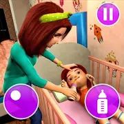 Скачать взломанную Virtual Mother Game: Family Mom Simulator (Бесконечные монеты) версия 1.25 apk на Андроид