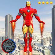Скачать взломанную Super Iron Rope Hero - Fighting Gangstar Crime (Много денег) версия 3.6 apk на Андроид