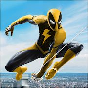 Скачать взломанную Flying Spider Rope Hero - Super Vice Town Crime (Бесконечные монеты) версия 1.0.32 apk на Андроид