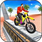 Скачать взломанную Bike Stunt Racing 3D - Moto Bike Race Game (Открыты уровни) версия 3.0 apk на Андроид