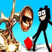 Скачать взломанную Siren Head vs Cartoon Cat Horror Game (Открыты уровни) версия 6.3 apk на Андроид