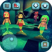 Скачать взломанную Русалка Крафт: Строительство под водой для девочек (Открыты уровни) версия Зависит от устройства apk на Андроид