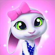 Скачать взломанную Bu Кролик - Игра питомцы животным уход (Бесконечные монеты) версия 2.7 apk на Андроид