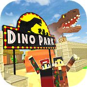 Скачать взломанную Тематический Дино Парк Крафт: Парк Динозавров (Бесконечные монеты) версия Зависит от устройства apk на Андроид