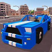 Скачать взломанную Blocky Car Racer (Открыты уровни) версия 1.29 apk на Андроид