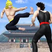 Скачать взломанную Karate King Борьба Игры: Супер кунг-фу Борьба (Открыты уровни) версия 1.6.2 apk на Андроид