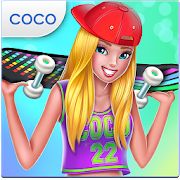Скачать взломанную Девушка-скейтер –Стань королевой скейт-парка! (Много денег) версия 1.0.9 apk на Андроид