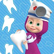 Скачать взломанную Маша и Медведь: Игры Стоматолог: Лечение Зубов (Бесконечные монеты) версия 1.1.6 apk на Андроид