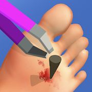 Скачать взломанную Foot Clinic - ASMR Feet Care (Много денег) версия 1.3.2 apk на Андроид