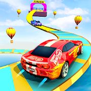 Скачать взломанную Furious Car Stunts Mega Ramp Car Games (Бесконечные монеты) версия 4.0 apk на Андроид