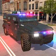 Скачать взломанную American Police Car Driving: Offline Games No Wifi (Много денег) версия 1.4 apk на Андроид