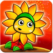 Скачать взломанную Flower Zombie War (Много денег) версия 1.1.7 apk на Андроид