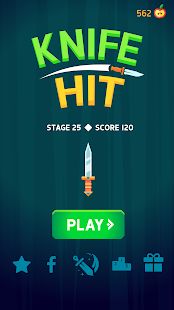 Скачать взломанную Knife Hit (Открыты уровни) версия 1.8.6 apk на Андроид
