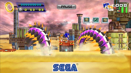 Скачать взломанную Sonic The Hedgehog 4 Episode II (Много денег) версия 2.0.1 apk на Андроид