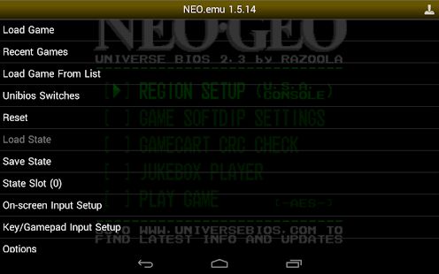 Скачать взломанную NEO.emu (Бесконечные монеты) версия Зависит от устройства apk на Андроид