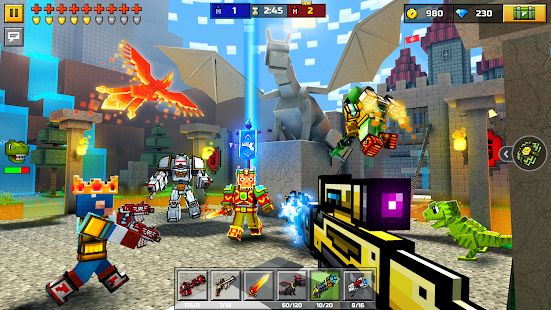 Скачать взломанную Pixel Gun 3D: Battle Royale (Стрелялки Онлайн) (Открыты уровни) версия 17.5.1 apk на Андроид