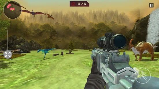 Скачать взломанную Dinosaur Hunt - Shooting Games (Много денег) версия Зависит от устройства apk на Андроид
