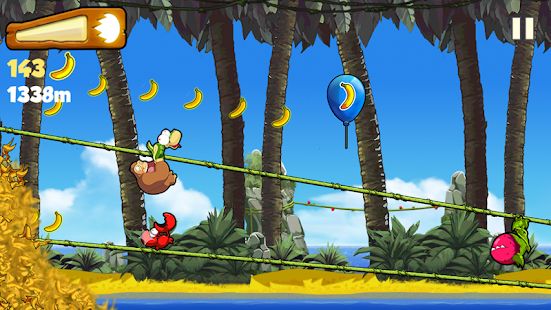 Скачать взломанную Banana Kong (Много денег) версия 1.9.6.6 apk на Андроид