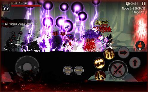 Скачать взломанную Shadow of Death: Dark Knight - Stickman Fighting (Открыты уровни) версия 1.74.0.1 apk на Андроид