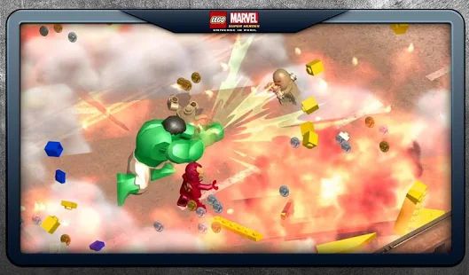 Скачать взломанную LEGO® Marvel Super Heroes (Бесконечные монеты) версия 2.0.1.12 apk на Андроид