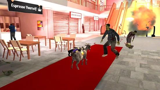 Скачать взломанную Goat Simulator GoatZ (Много денег) версия 1.4.6 apk на Андроид