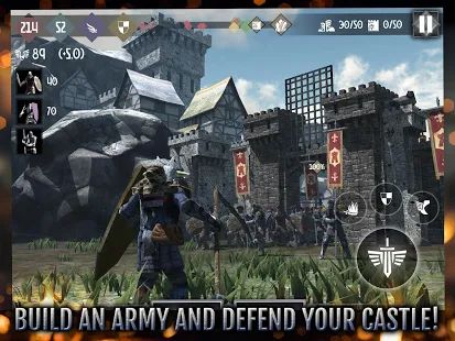 Скачать взломанную Heroes and Castles 2 - Strategy Action RPG (Бесконечные монеты) версия Зависит от устройства apk на Андроид