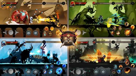 Скачать взломанную Stickman Legends: Shadow War Offline Fighting Game (Открыты уровни) версия 2.4.46 apk на Андроид