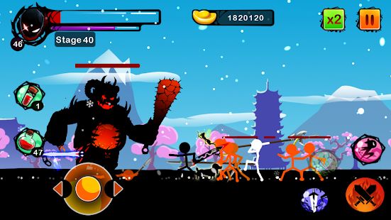 Скачать взломанную Stickman Ghost: Ninja Warrior Action Offline Game (Бесконечные монеты) версия 1.9 apk на Андроид