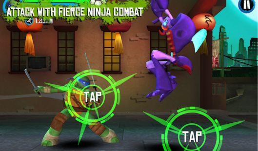 Скачать взломанную TMNT: ROOFTOP RUN (Открыты уровни) версия 3.0.9 apk на Андроид