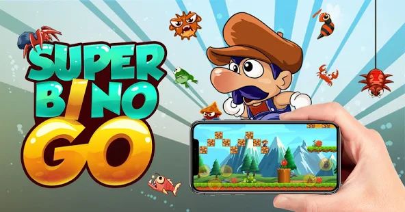 Скачать взломанную Super Bino Go - New Adventure Game 2020 (Бесконечные монеты) версия 1.2.1 apk на Андроид