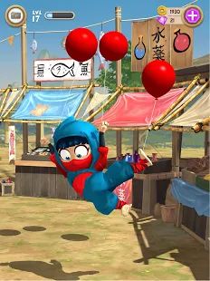 Скачать взломанную Clumsy Ninja (Бесконечные монеты) версия 1.31.0 apk на Андроид