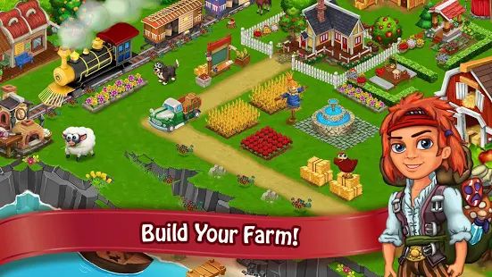 Скачать взломанную Farm Day Village фермер: Offline игры (Бесконечные монеты) версия 1.2.30 apk на Андроид