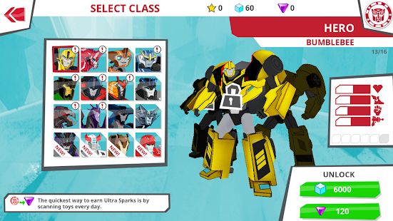 Скачать взломанную Transformers: RobotsInDisguise (Много денег) версия 1.9.0 apk на Андроид