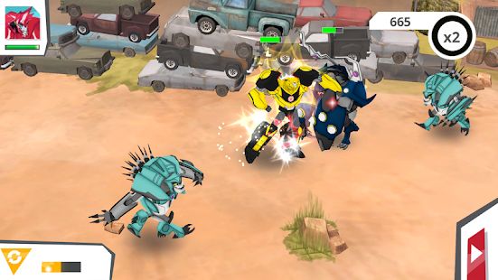 Скачать взломанную Transformers: RobotsInDisguise (Много денег) версия 1.9.0 apk на Андроид