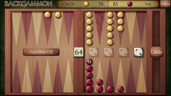 Скачать взломанную Backgammon Free (Открыты уровни) версия 2.32 apk на Андроид