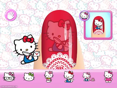 Скачать взломанную Маникюрный салон Hello Kitty (Открыты уровни) версия 1.9 apk на Андроид