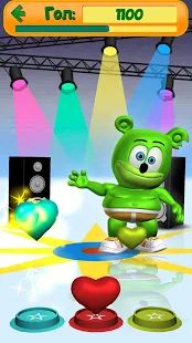Скачать взломанную Говоря Gummy Bear (Открыты уровни) версия 3.2.0 apk на Андроид