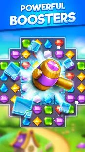 Скачать взломанную Bling Crush - Jewels & Gems Match 3 Puzzle Game (Много денег) версия Зависит от устройства apk на Андроид