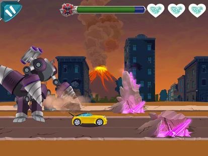 Скачать взломанную Transformers Rescue Bots: Наперегонки с бедой (Открыты уровни) версия 1.3 apk на Андроид
