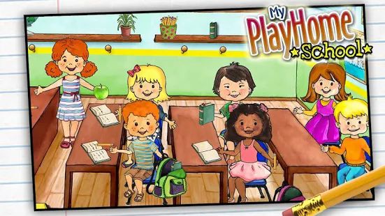 Скачать взломанную My PlayHome School (Бесконечные монеты) версия 3.6.3.24 apk на Андроид